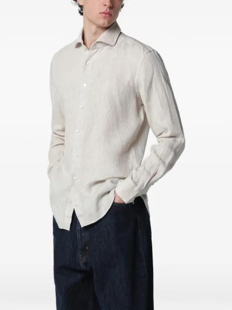 long-sleeved linen shirt by XACUS