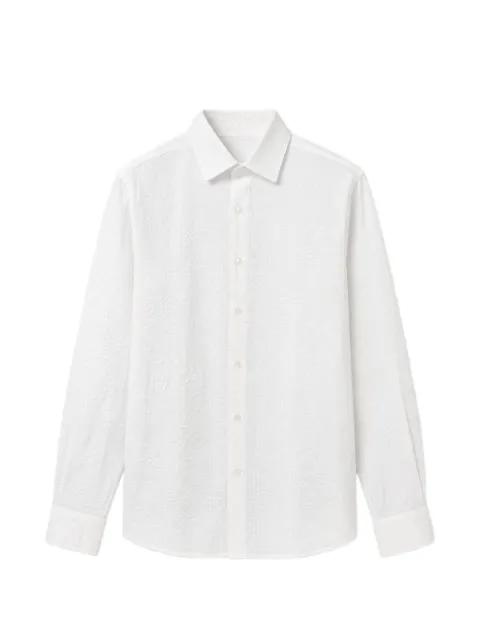 seersucker-textured shirt by XACUS
