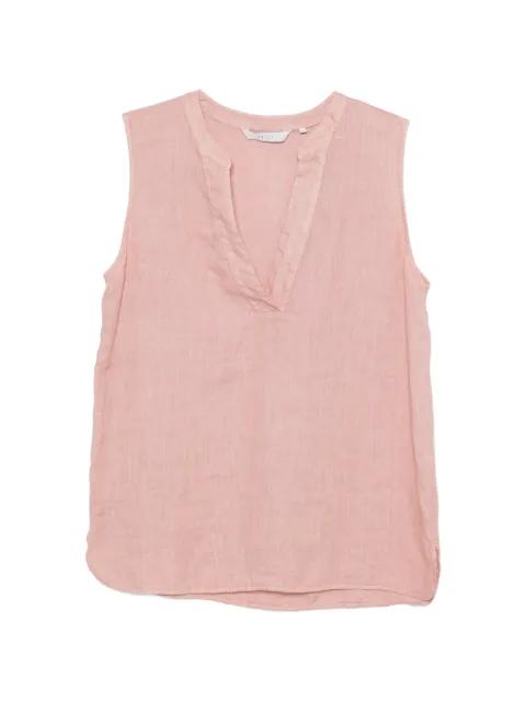 sleeveless V-neck top by XACUS