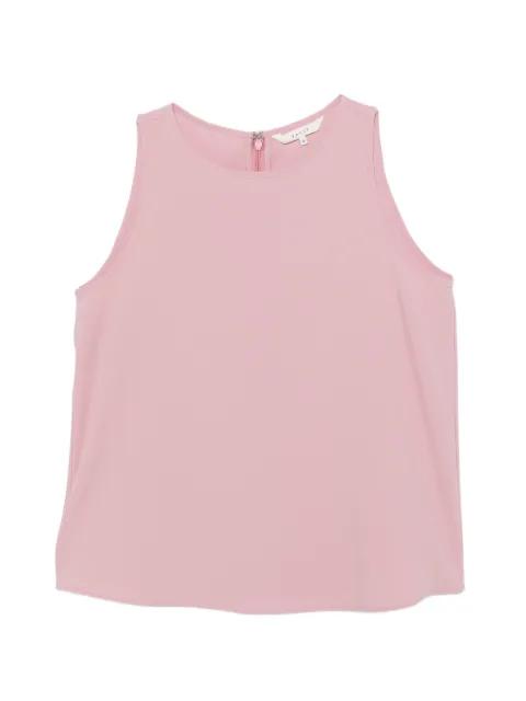 sleeveless zip-back top by XACUS