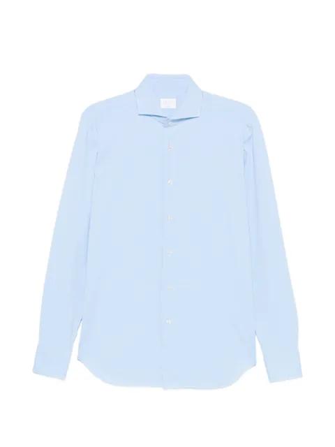 spread-collar long-sleeve shirt by XACUS