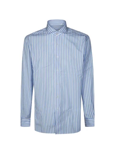 stripe-pattern shirt by XACUS