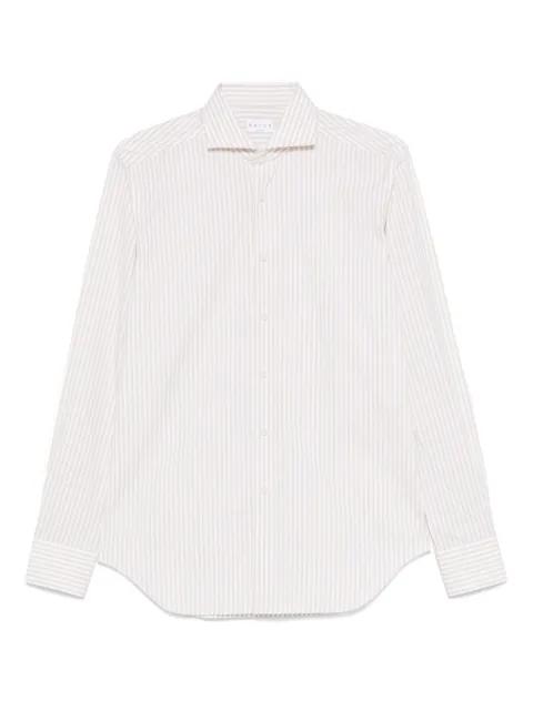 striped cotton T-shirt by XACUS