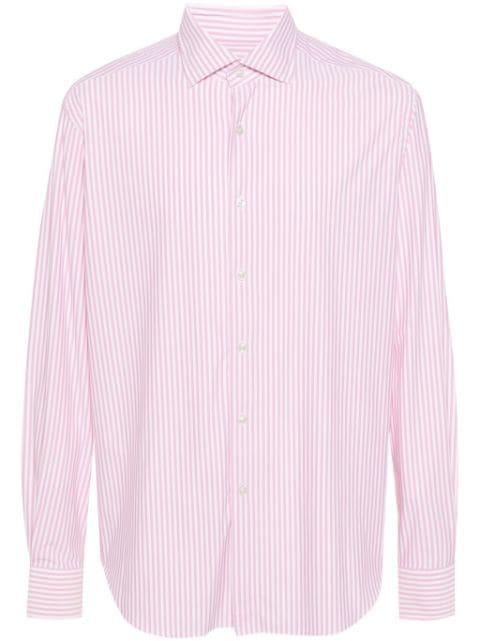 vertical-striped shirt by XACUS