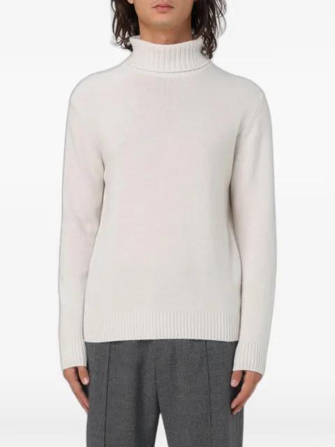 roll neck ribbed-trim sweater by XC