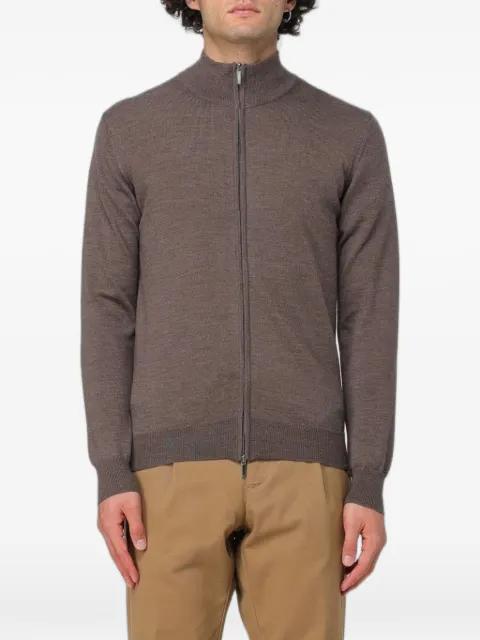 zip-up high-neck sweater by XC