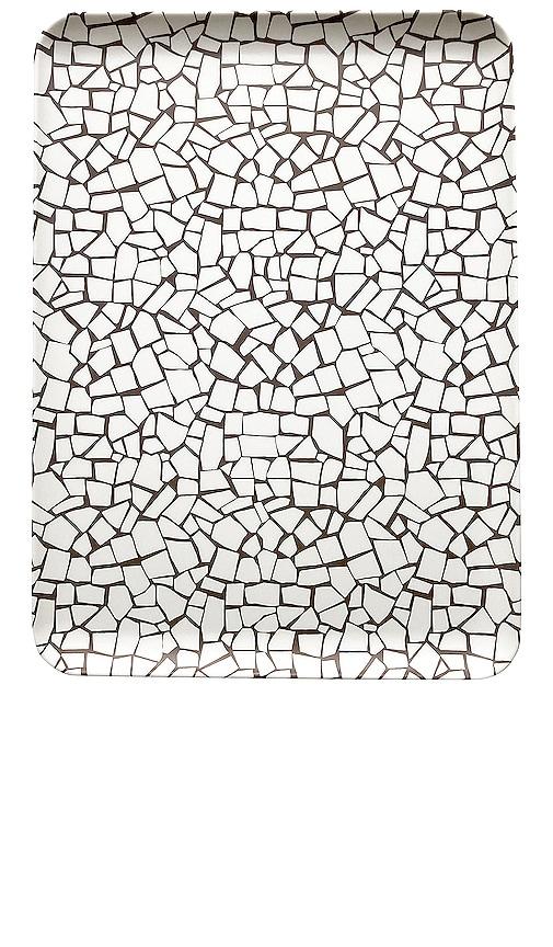 Xenia Taler Crackle Brown Large Tray in Brown by XENIA TALER