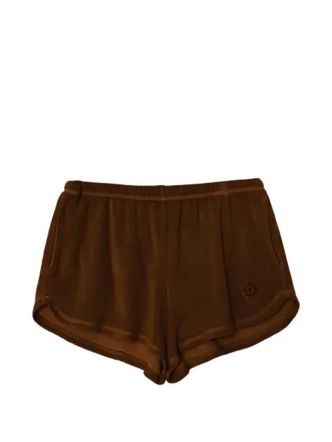 Hub terry-cloth shorts by XIRENA