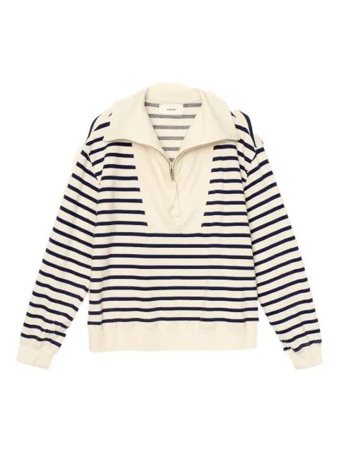 Kat half-zip striped sweatshirt by XIRENA
