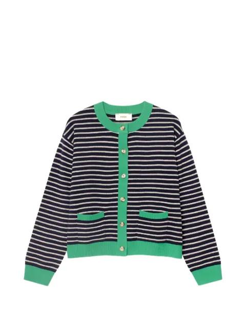 Lillian striped pocket cardigan by XIRENA
