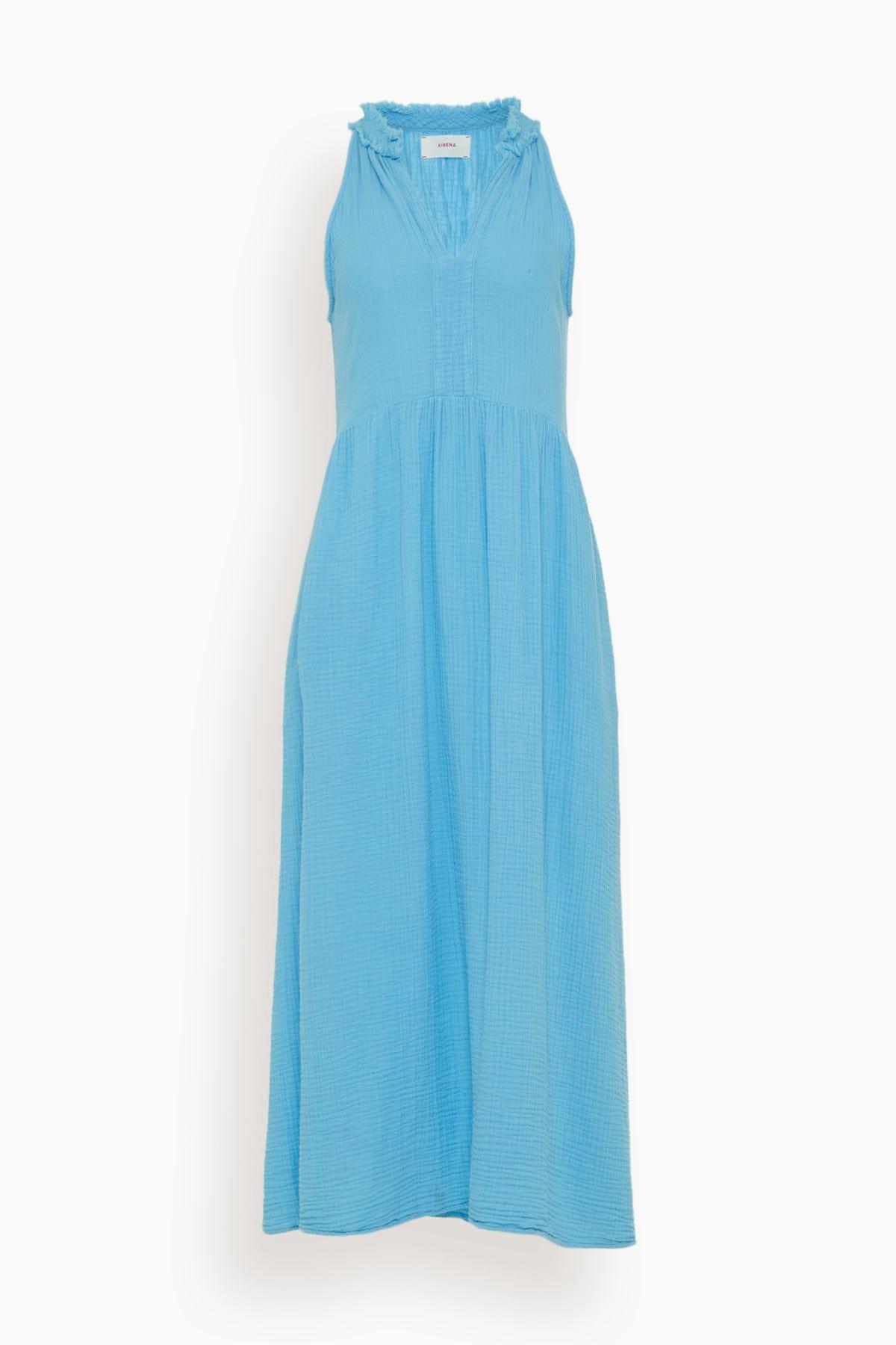 Liza Dress in Atlas Blue by XIRENA