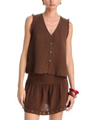 Naomie Textured Vest Top by XIRENA