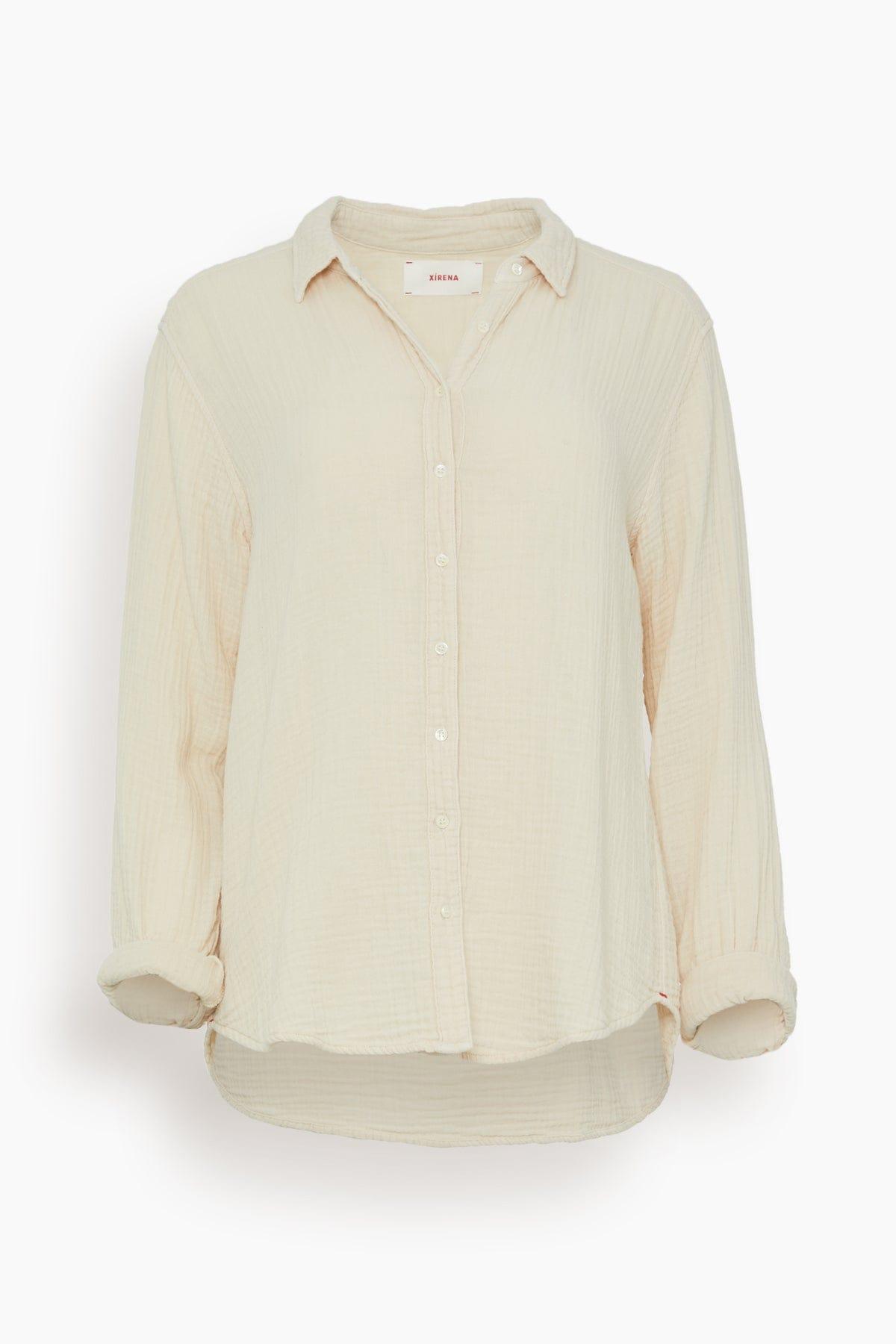 Scout Shirt in Oysterette by XIRENA