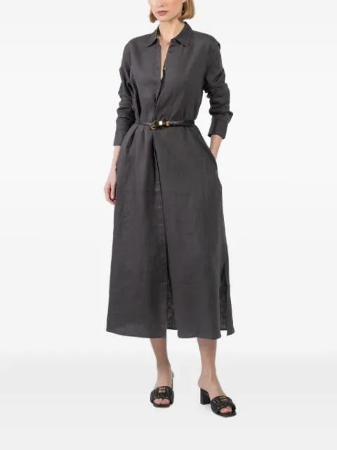 button-down maxi shirt dress by XIRENA