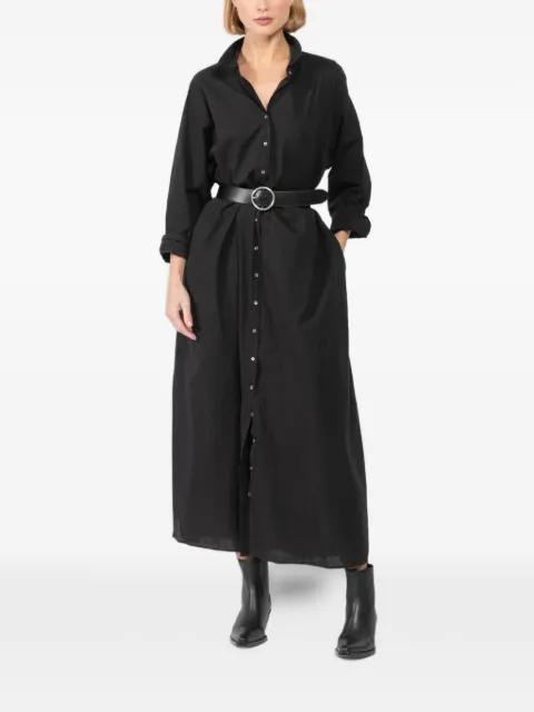 buttoned shirt dress by XIRENA