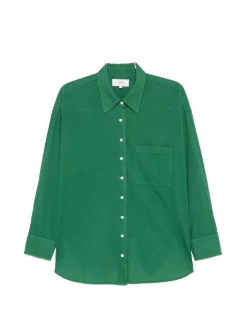 chest-pocket button-up shirt by XIRENA