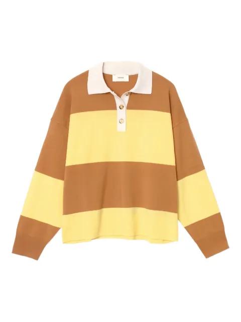 striped polo shirt by XIRENA