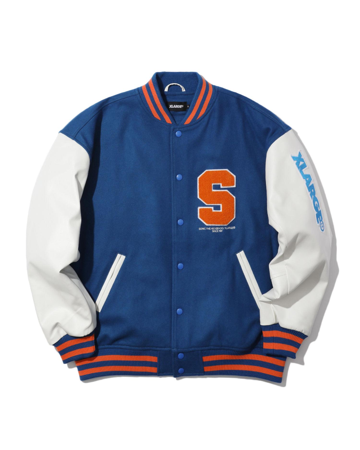 X Sonic the Hedgehog varsity jacket by XLARGE | jellibeans