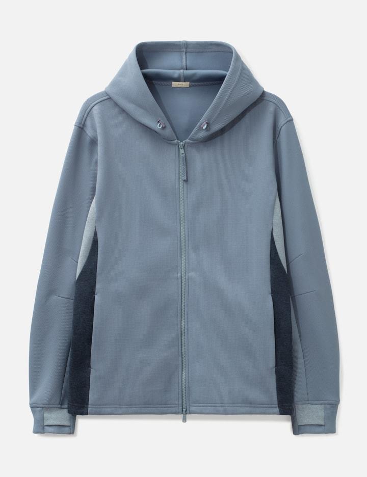 Blue EP 04 Zip Up Hooded Jacket by XLIM