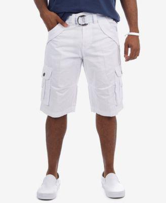 Big & Tall Cargo Shorts Camo & Solid Colors 12.5" Inseam Knee Length Classic Fit Multi Pocket by XRAY
