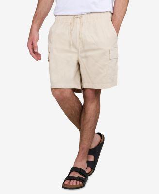 X RAY Men's 6 Inches Elastic Pull On Waistband Twill Cargo Shorts by XRAY