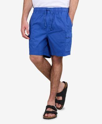 X RAY Men's 6 Inches Elastic Pull On Waistband Twill Cargo Shorts by XRAY