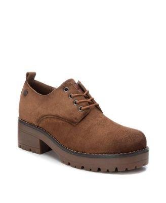 Women's Suede Lace-Up Oxfords By XTI by XTI