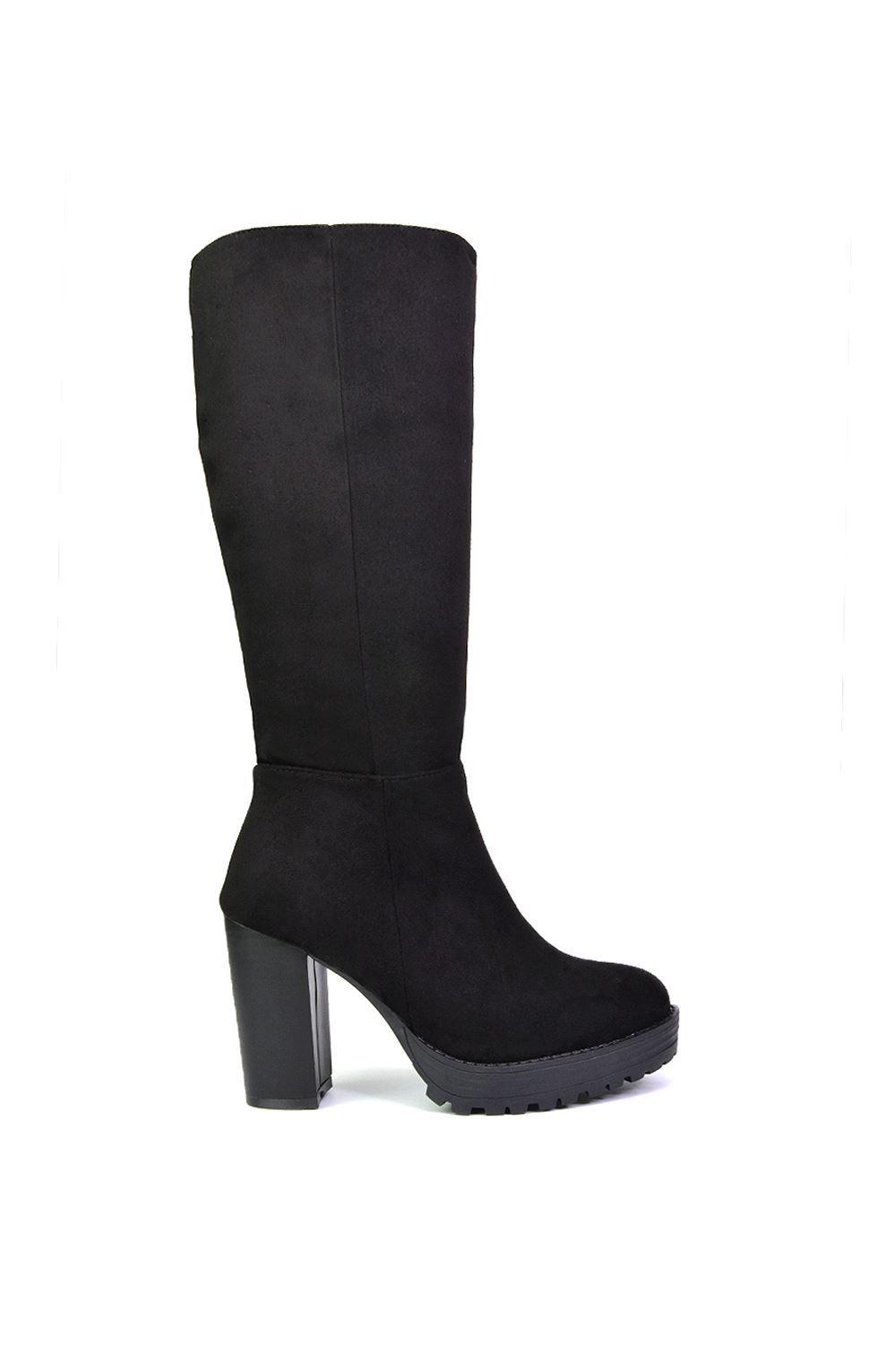 'Addie' Chunky Platform Sole Boots by XY LONDON