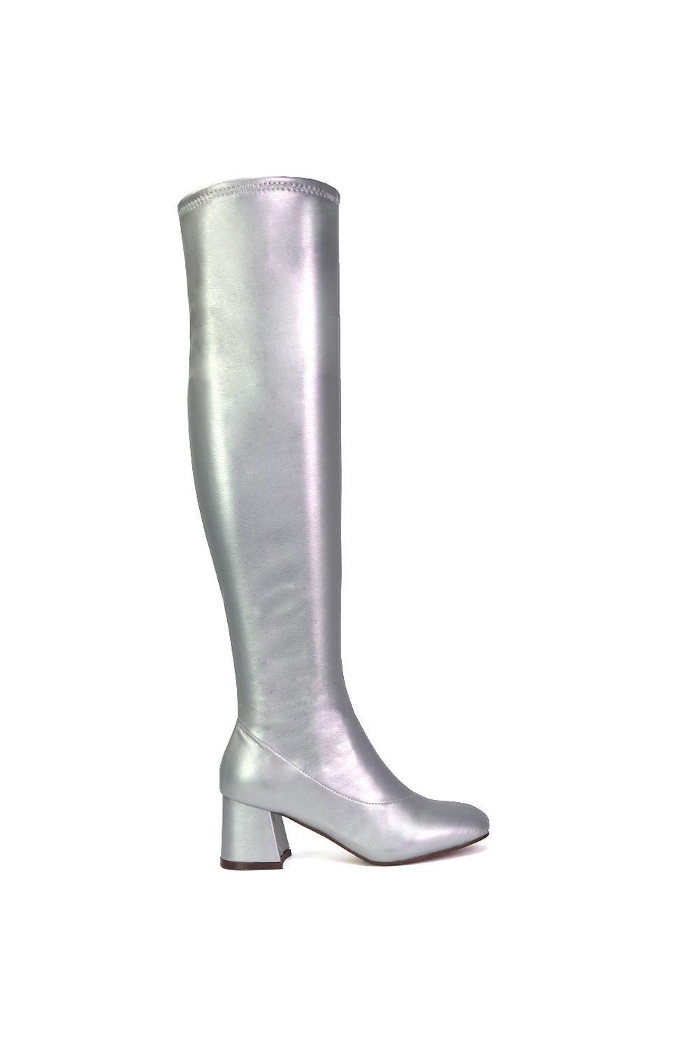 'Emmett' Over The Knee High Boots by XY LONDON