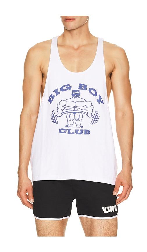 Y,IWO Big Boy Club Stringer in White by Y,IWO