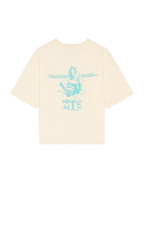 Y,IWO Coming Soon Me Crop Tee in Cream by Y,IWO