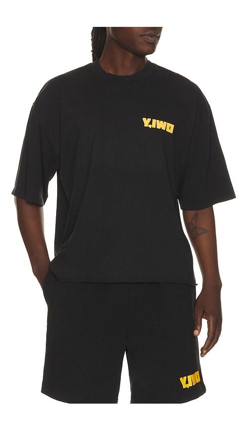 Y,IWO Hardwear Crop Tee in Black by Y,IWO
