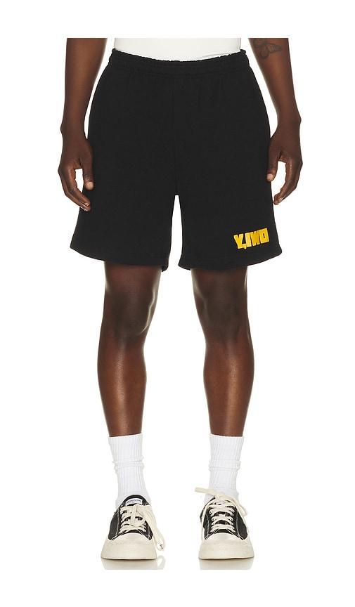 Y,IWO Hardwear Cropped Sweatshort in Black by Y,IWO