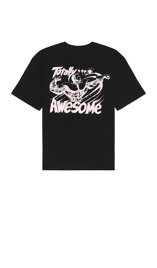 Y,IWO Totally Awesome Pocket Tee in Black by Y,IWO