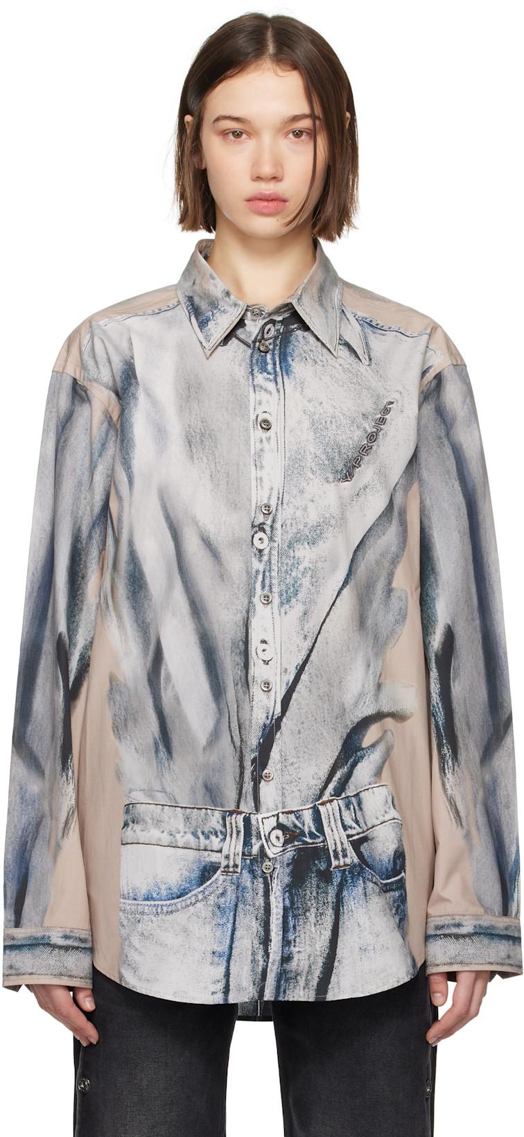 Beige Trompe L'oeil Shirt by Y/PROJECT