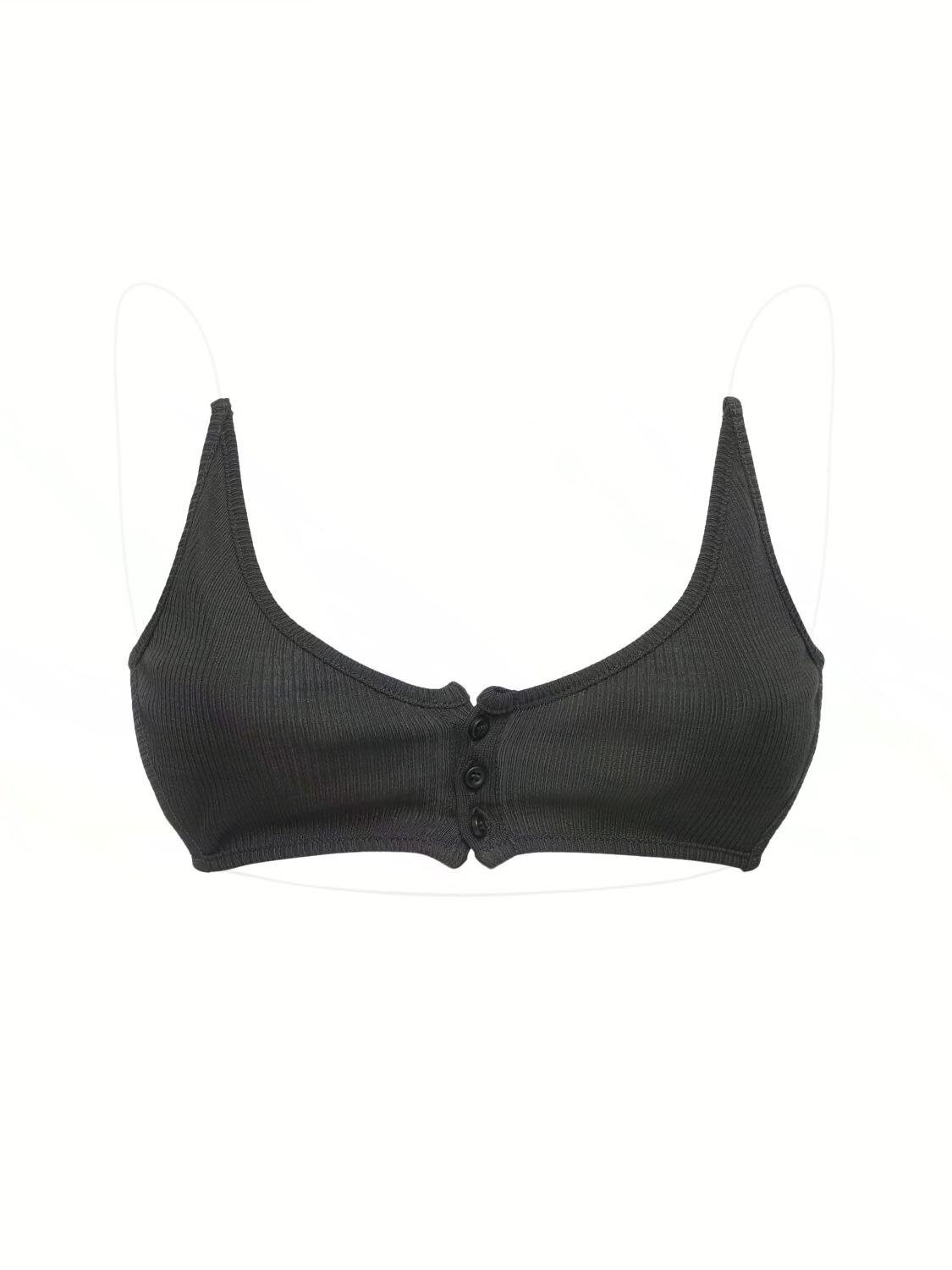 Ribbed Jersey Invisible Straps Bra Top by Y/PROJECT