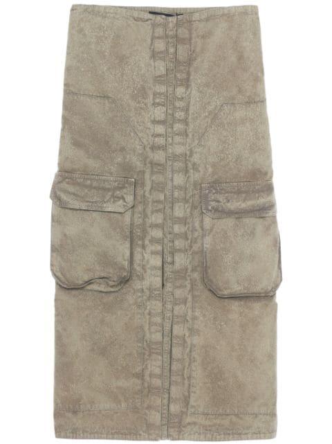 cargo-pocket midi skirt by Y/PROJECT