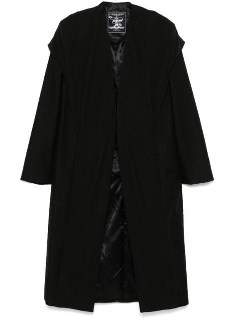draped-detail coat by Y/PROJECT