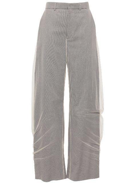 draped layered trousers by Y/PROJECT