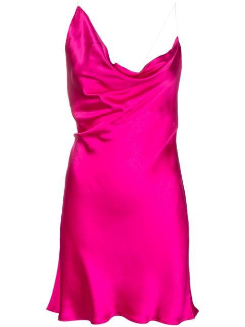 draped silk minidress by Y/PROJECT
