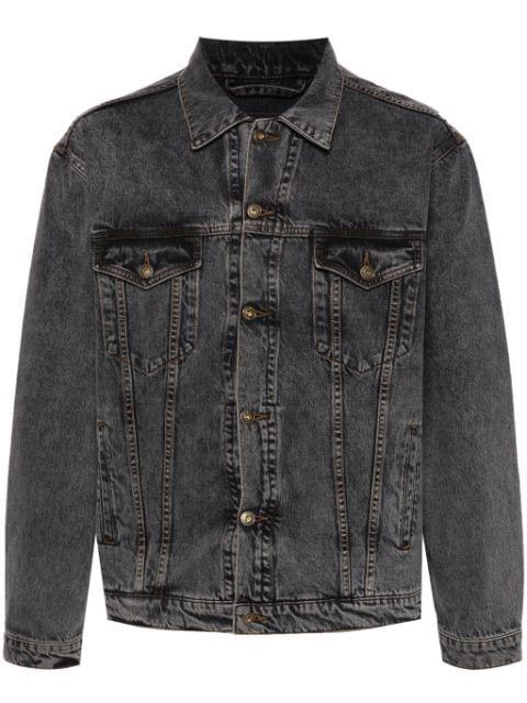 logo-patch denim jacket by Y/PROJECT