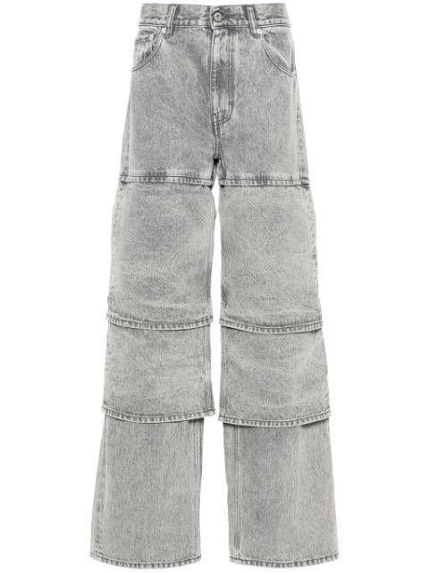 panelled wide-leg jeans by Y/PROJECT