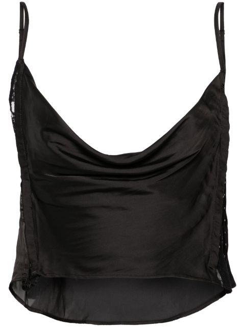 sheer-lace draped top by Y/PROJECT