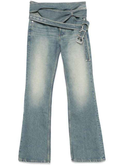 wrap belt jeans by Y/PROJECT