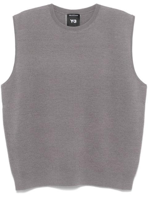 3-Stripes knitted vest by Y3