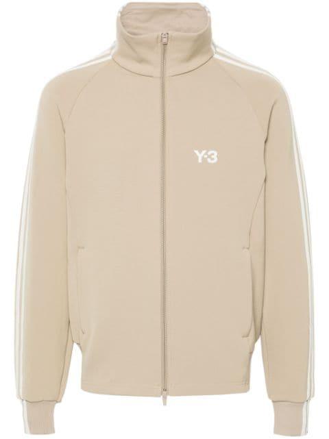 3-Stripes logo zip-up sweatshirt by Y3