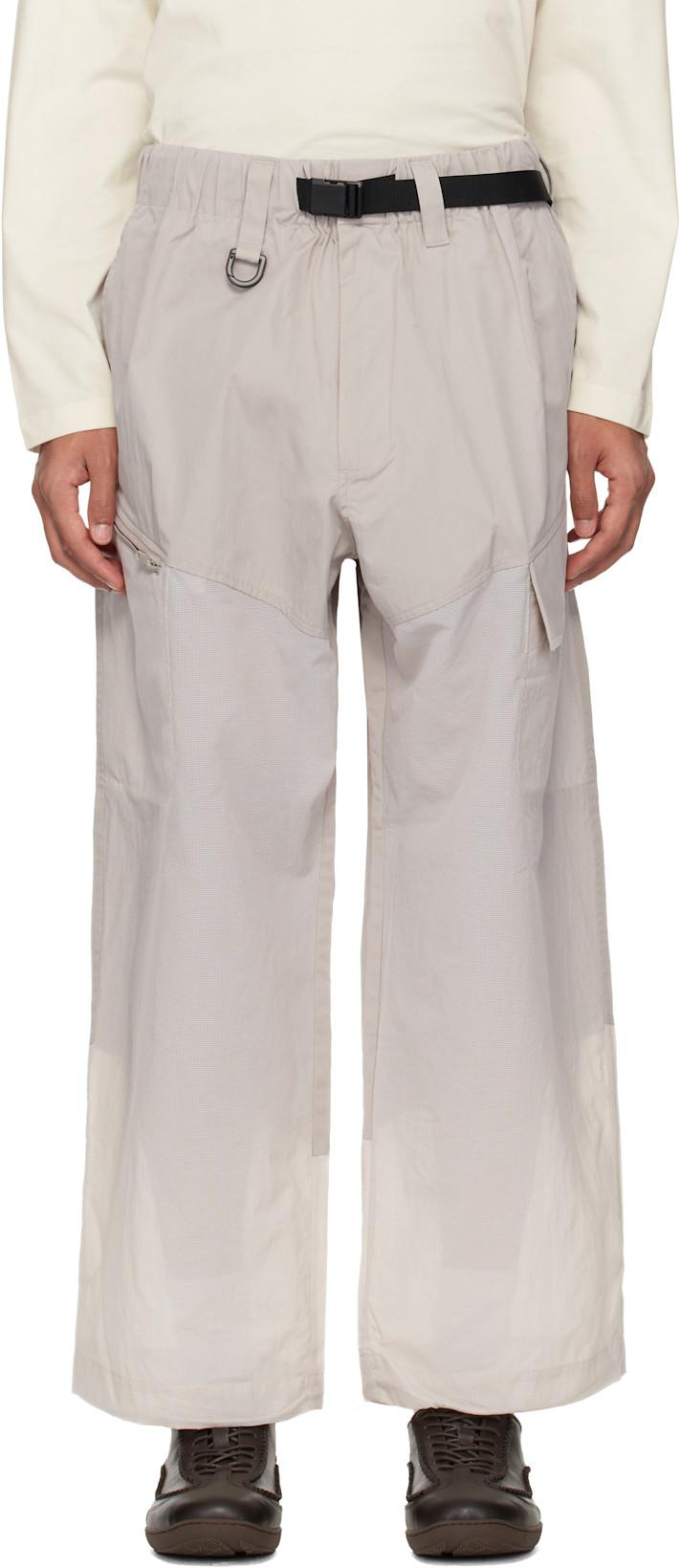 Beige UT Straightleg Cargo Pants by Y3