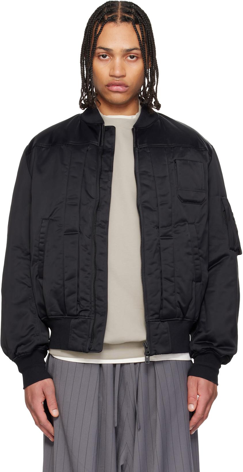 Black Bomber Jacket by Y3