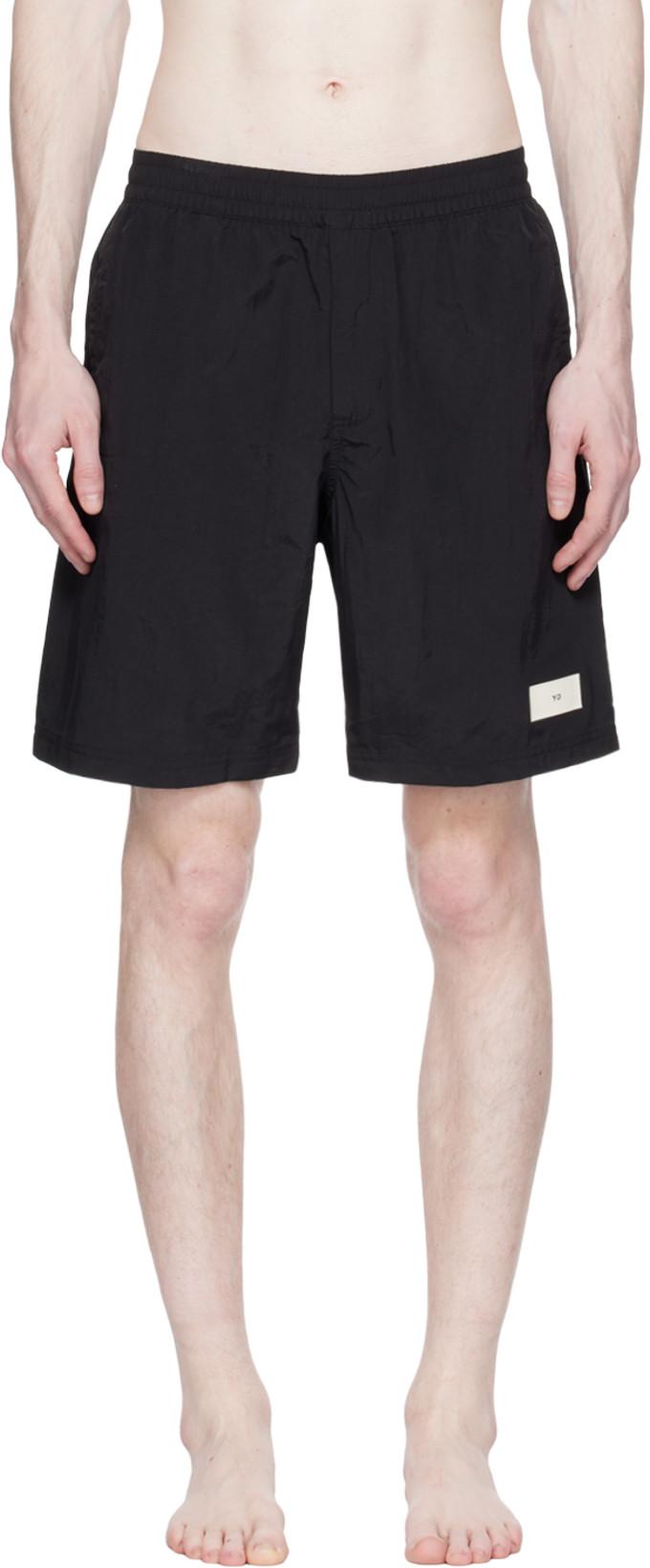 Black Bonded Swim Shorts by Y3