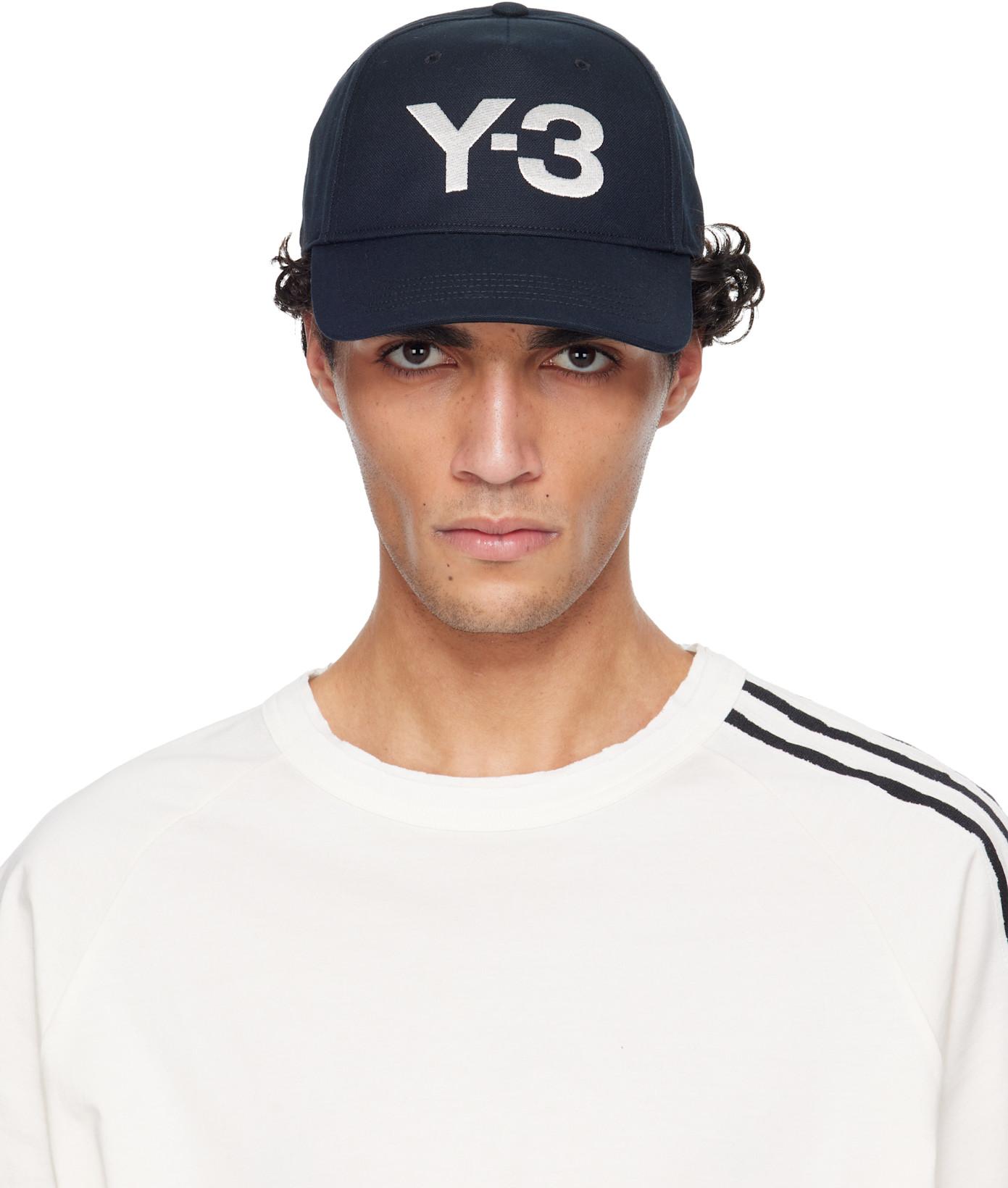Black Classic Logo Cap by Y3